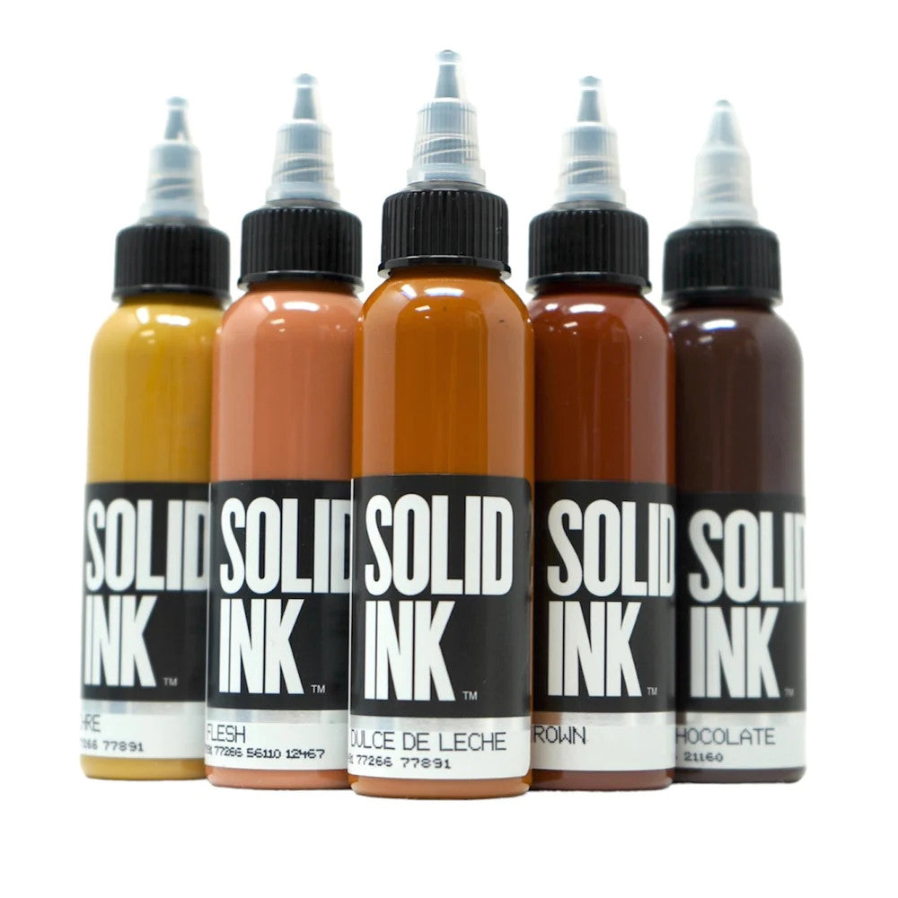 Solid Ink Brown 1oz Set (5/pk)
