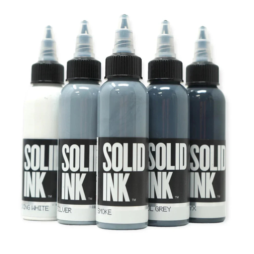 Solid Ink Opaque Grey 1oz Set (5/pk)