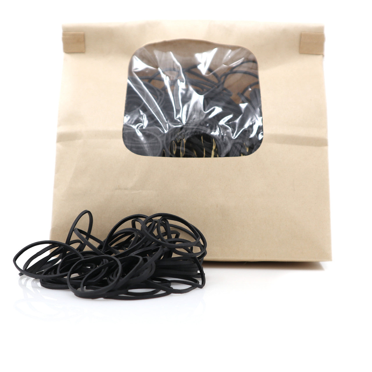 Thin Rubber Bands Black (1000/Bag)