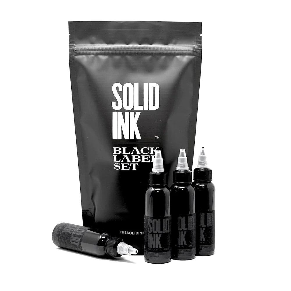 Solid Ink Black Label - Grey Wash Set (4/pk)