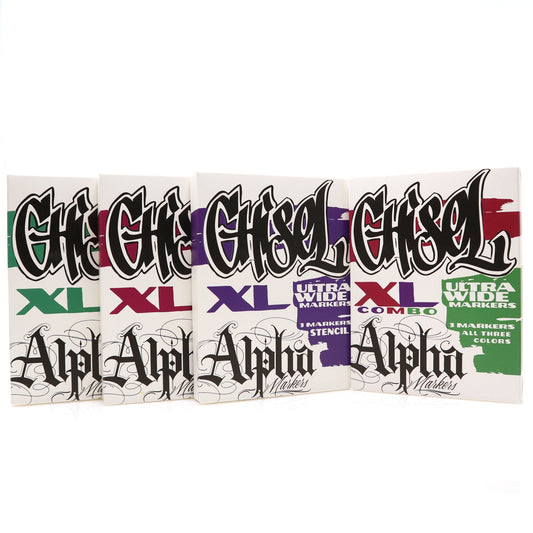 Alpha Markers Chisel XL - 4 Options