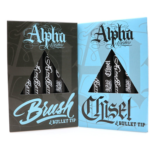 Alpha Markers Chisel and Brush Tip - 2 Options