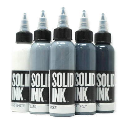 Solid Ink Opaque Grey 1oz Set (5/pk)