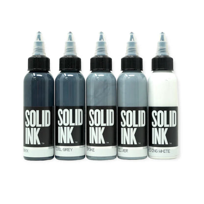 Solid Ink Opaque Grey 1oz Set (5/pk)