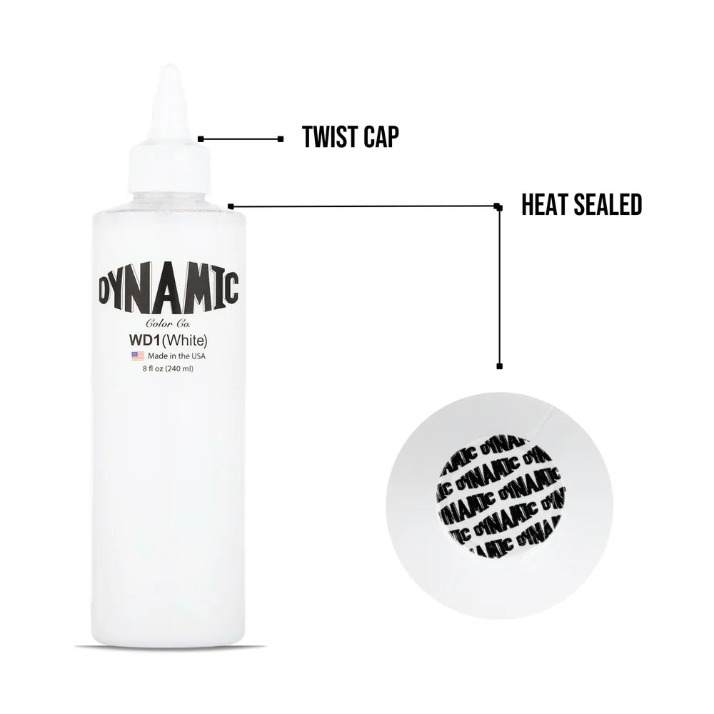 Dynamic White Tattoo Ink 8oz