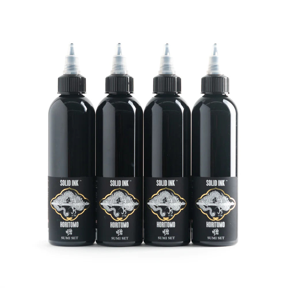 Solid Ink + Horitomo Sumi Set (4/pk)